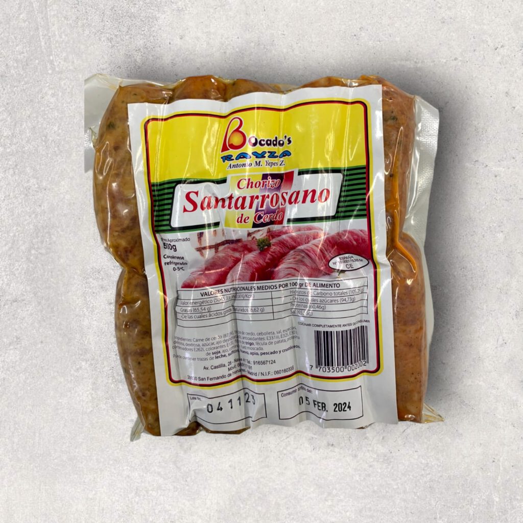 Chorizo Santarrosano